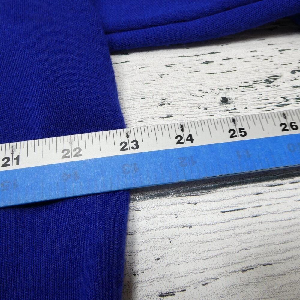 VINTAGE Izod Lacoste Tracksuit Mens XL Blue Acrylic Full Zip Embroidered Logo 80 - Picture 6 of 13